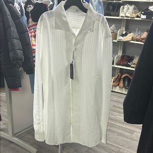 White Button-Up Shirt